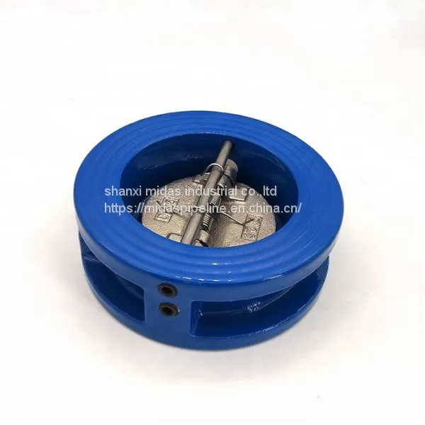 PN16 Ductile Cast Iron di Wafer Type Butterfly Check Valve photo-4