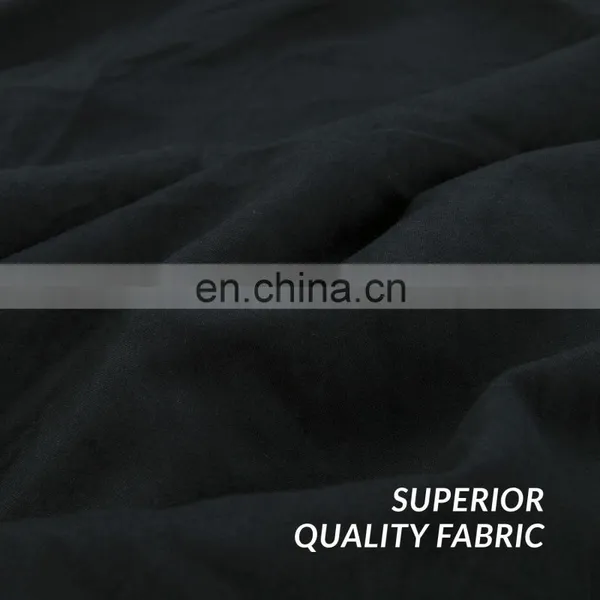 2020 China Made Black Water Wash Microfiber Full Queen Size Bedding Set Duvet Cover photo-3