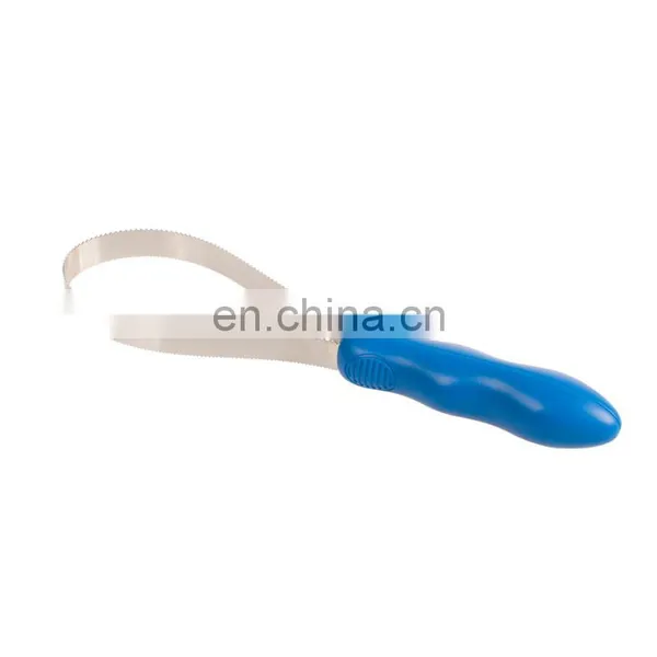 Wholesale Manufacturer Dual Purpose Blade Stainless Steel Teeth Blue Dog Pet Hair Remover photo-6