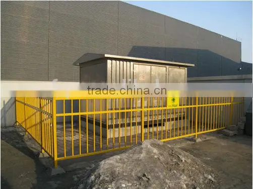 Solid Orange Plastic Security Fence Electric Security Fence System photo-3