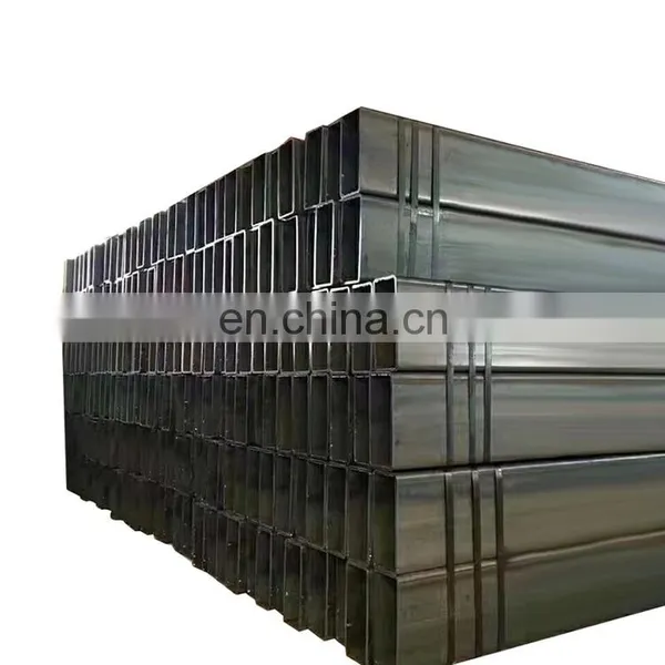 Construction Structure Square Rectangular Black Steel Pipes ERW Tubes photo-2