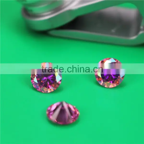 Wholesale Incomparable Beautiful 9mm Round Rose ab Zircon Ring
