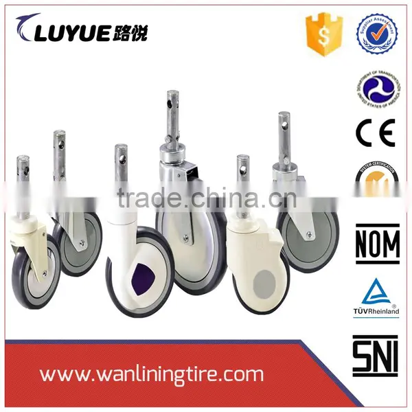 Medium Heavy Duty PVC Caster Wheel,threaded Rod Castor photo-6