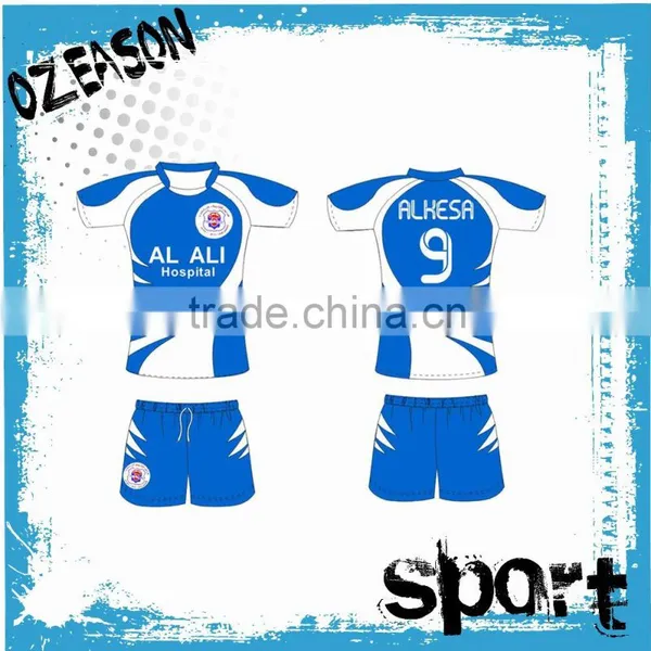 Sublimation Custom Rugby Ball Uniforms Manufacturer in China photo-4