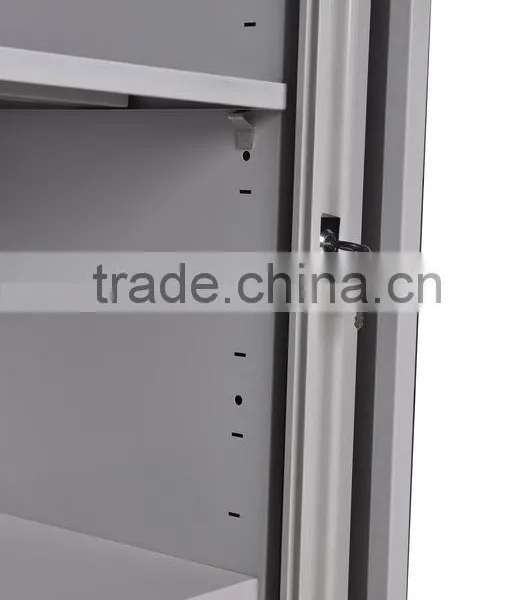 (DL-T2 ) American Standard KD Grey 5 Layer Full Height Tambour Door Lockable Metal Filing Storage Cabinets photo-4