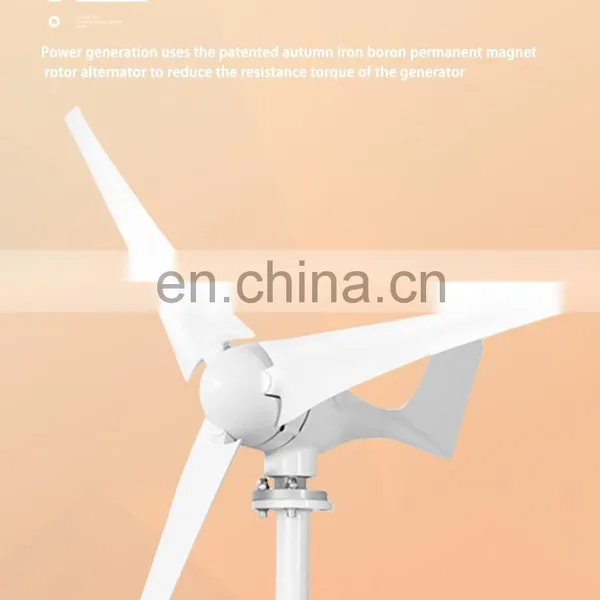 Alternative Energy Good Price Wind Generator for Home and Low Wind Area 400w 12v 24v Vertical Wind Turbine photo-4