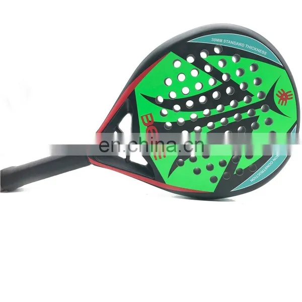 Wholesale Customized Soft 17 Degree EVA 12k Carbon Paddle Tennis Racket photo-2