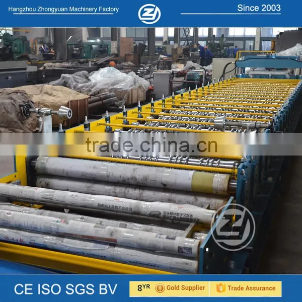 Galvanized Tile Roof Roll Making Machine photo-3