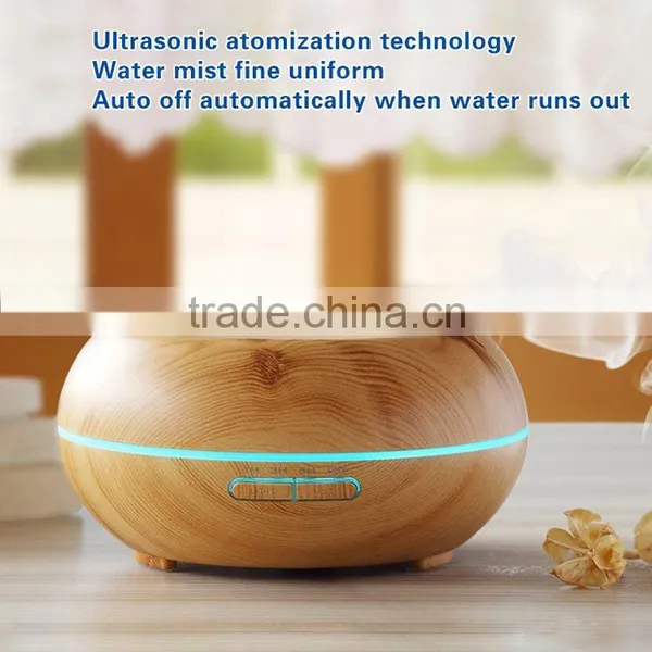 200ml Wood Grain Essential Oil Diffuser for Aromatherapy Mini Ultrasonic Cool Mist Aroma Supersonic Humidifier AN-0429 photo-5