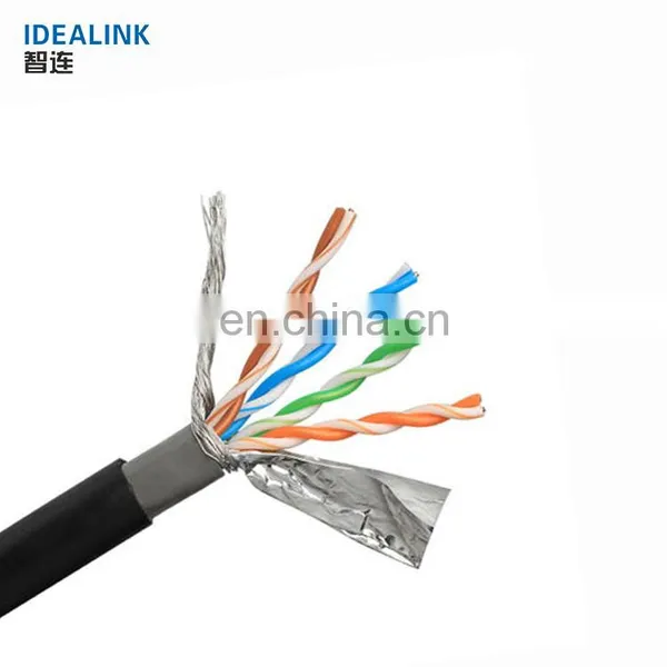 Factory PE & PVC Jacket Cat 6 Cable 4 Pairs Cat 6 Network Cable Utp Outdoor Cat6 Patch Cable Cord photo-3