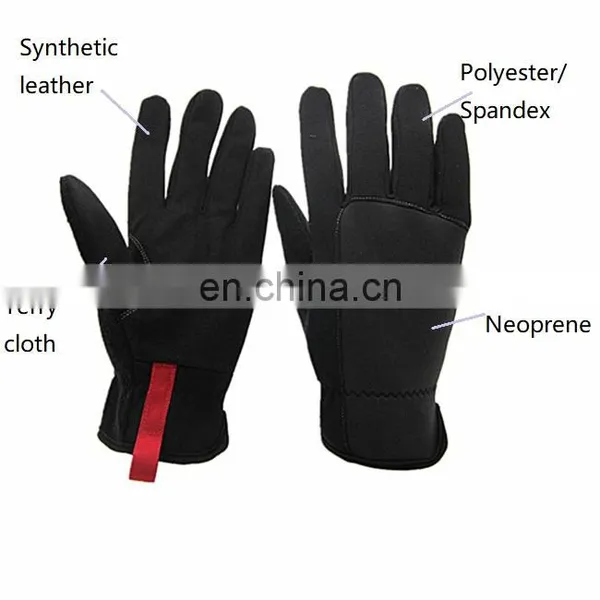 Black Low Price Work Industrial Mechanic Glove Cheap Winter Work Gloves photo-2