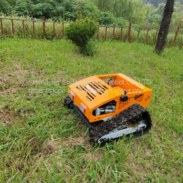 Radio Controlled Mower, China Remote Mower Price, Robotic Brush Mower for Sale photo-5