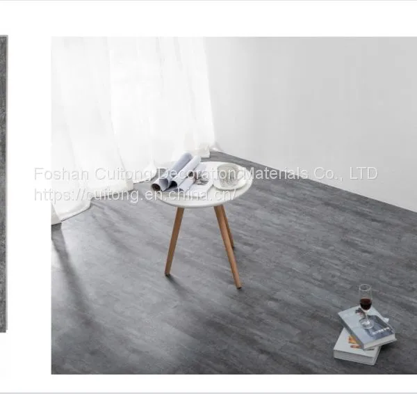 Imitation Marble Plastic Floor Imitation Stone Floor Tile SPC Floor Cement Stone Plastic Floor Manufacturers Wholesale China Guangdong Manufacturing photo-2