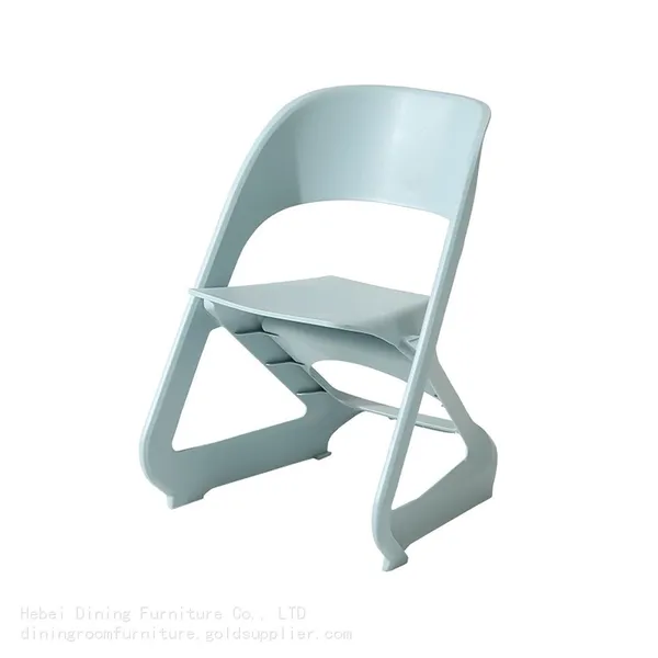 Multicolor Stackable Backrest Plastic Chair DC-N32