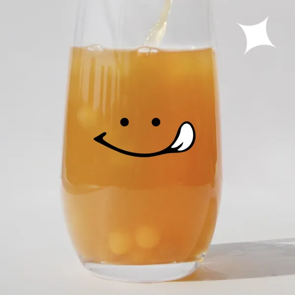 Bubble Tea Cup With Bubble Blends Fruity Pearls Burst Pop With Real Fruit Juice Popburst Bubble Boba Drink photo-5