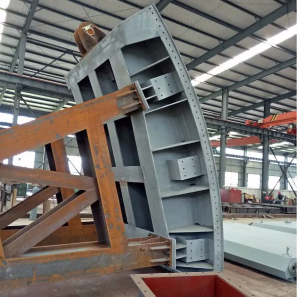Gambian Manufacturer Supplies Curved Steel Sluice Gates for Reservoirs and Rivers, Sliding Steel Gates, and Drum Hoist Type Lifting Arched Gates. photo-5