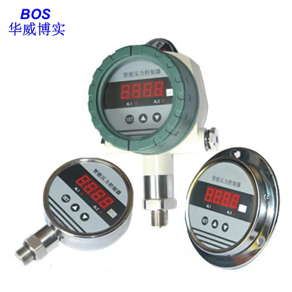 BOS-ZK01Pressure Controller, Relay Switch Output, Can be Superimposed With 4-20mA Current Output, 24VDC or 220VAC Power Supply