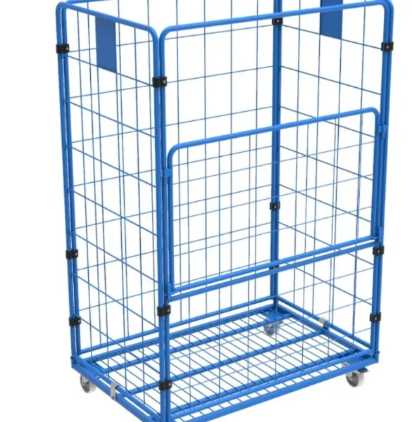 Heavy-Duty Roll Container Trolley With High Load Capacity photo-2