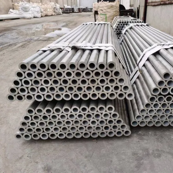 6063 6061 6082 Silver Color Extruded Anodize Aluminum Pipe photo-4
