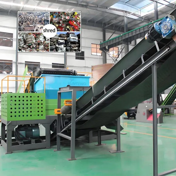 Double Shaft Combustible Waste Shredder Machine Wet Mixed MSW Grinder Biogas Residue Landfill Shredding Processing System EPC