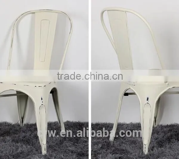 MCH-1507-20 Replica Vintage Metal Iron Dining Chairs photo-3