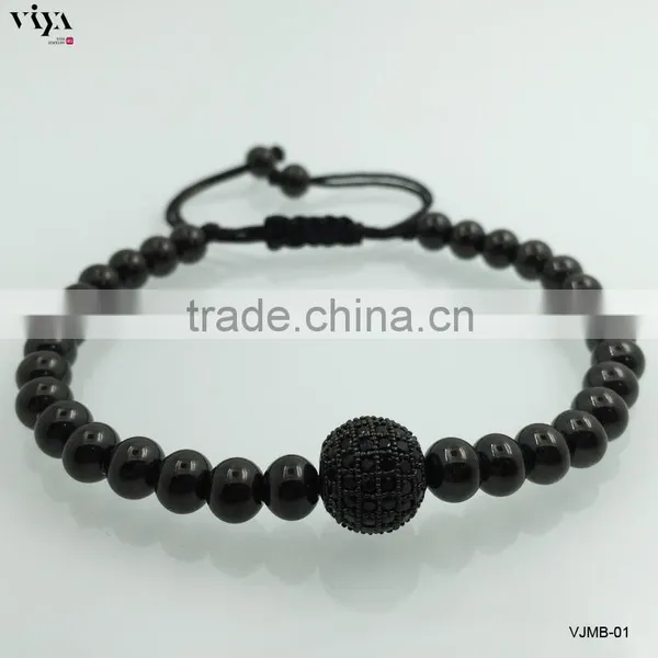 2016 The Best Selling Chinese Knot Beads Bracelet With 316L Stainless Steel Bracelet Jewelry Gifts for Women photo-3