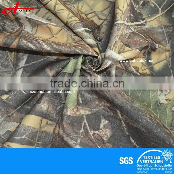 100% Polyester Hunting Blind Camouflage Fabric Printed Hunting Fabric