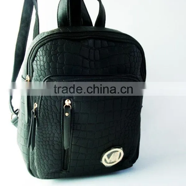 School Backpack And Fashionable Leather Bags PU Leather Backpack Bags Shoulder Bags For Unisex photo-2