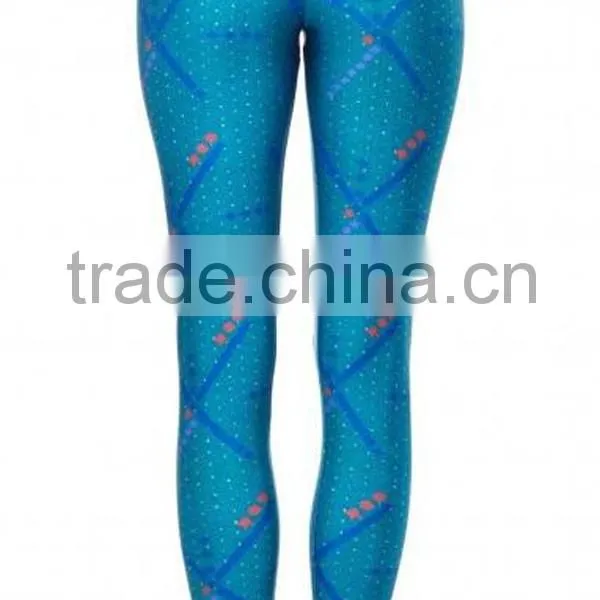 Sublimation Custom High Quality Patterned Custom Made Leggings Spandex&New Arrival Digital Print Leggings photo-3