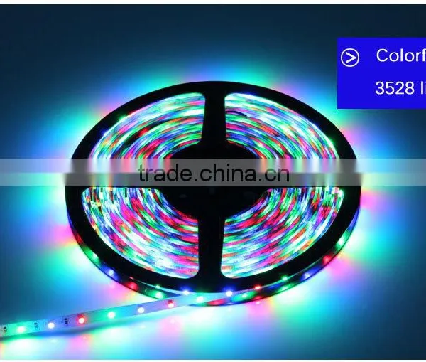 RGB LED Strip 5M 300Led 3528 SMD Fleible Light Led Tape Ribbon + 12V 2A Power Supply Adapter Home Decoration LED Lamps photo-4