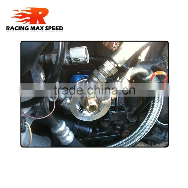 AN8 Universal Auto Thermostat Oil Cooler Sandwich Plate Oil Dapter Oil Sandwich photo-4