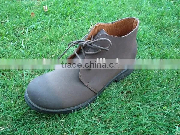 Wholesale Leisure Leather Shoes Leather Work Shoes Steel Toe Safety Shoes Order photo-2