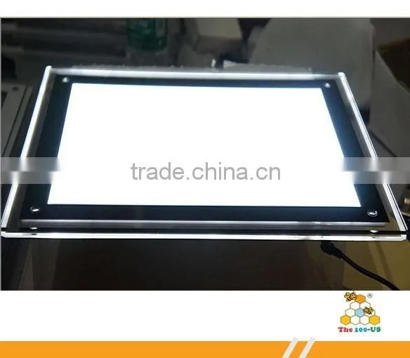 Acrylic Slim Wall Mounted Advertising Crystal LED Light Box photo-2