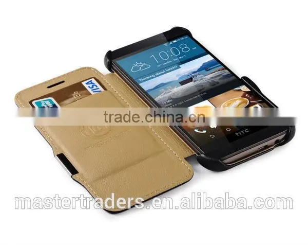 Original Icarer Litchi Grain Series Genuine Leather Case For HTC One M9 MT-3320 photo-4