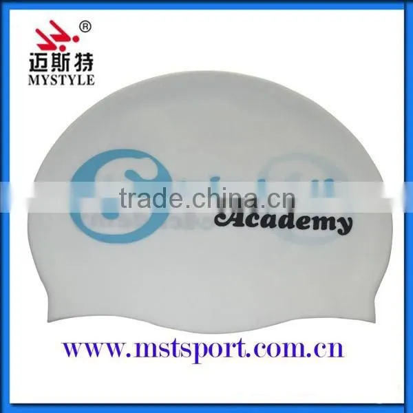 Water Sports Adult Silicone Flag Swim Cap photo-5