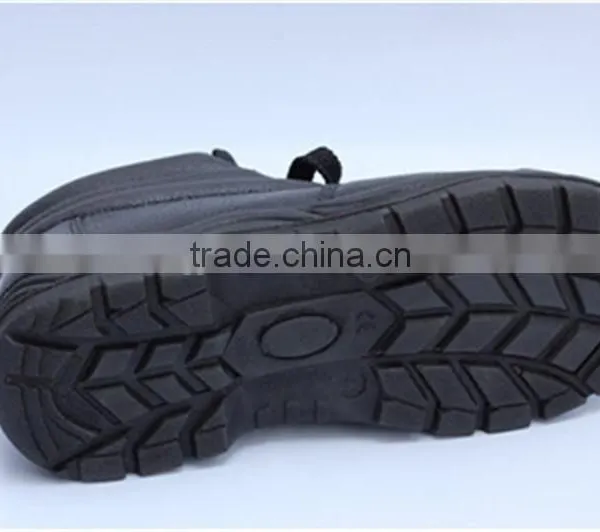 Embossed Leather Steel Toe Cap Safety Shoes 8060-1 photo-4