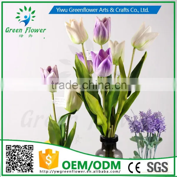 2016 Wholesale Latex 20" PU Artificial Flowers Real Touch Wedding Bridal Decor Display Flower photo-5