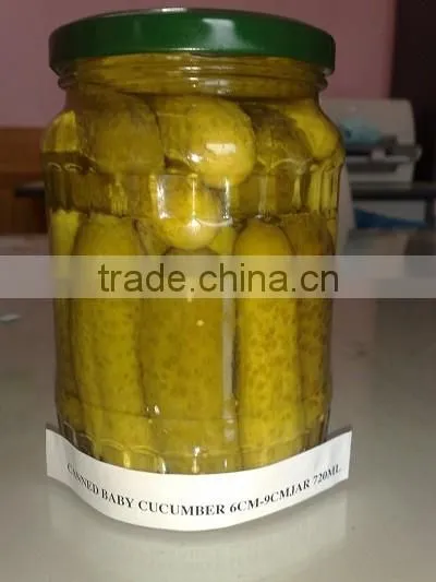 PICKLED CUCUMBER 6-9CM/720ML