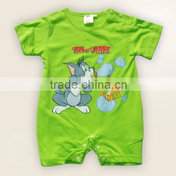 OEM Wholesale 100% Cotton Baby Clothes Baby Romper Glitter Print photo-3