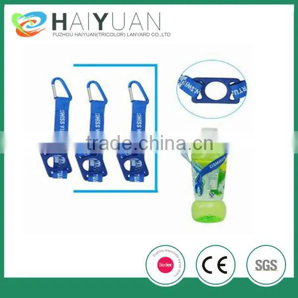 Custom Carabiner Lanyard With Bottle Holder Hot New Products for 2014