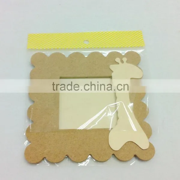 Wooden High Quality Photo Frame Animal Shape Plywood
