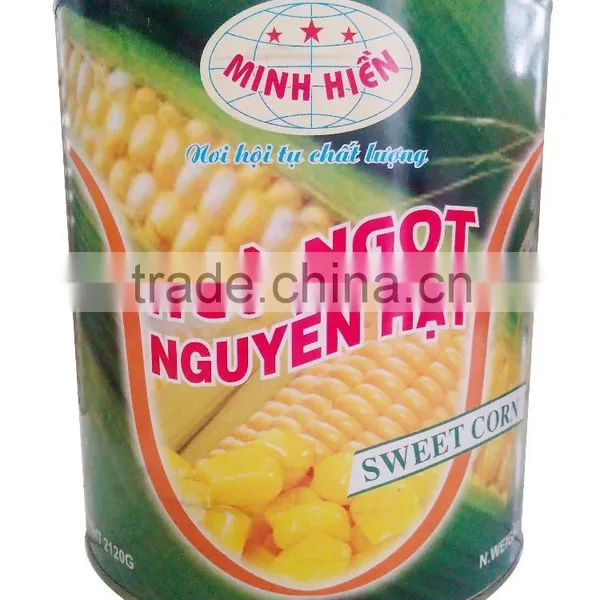 Canned Sweet Corn in 3100ml Tins
