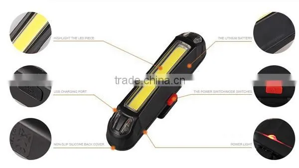 High Brightness COB LED 100 Lumen Bike Rear Light With Great Price photo-2