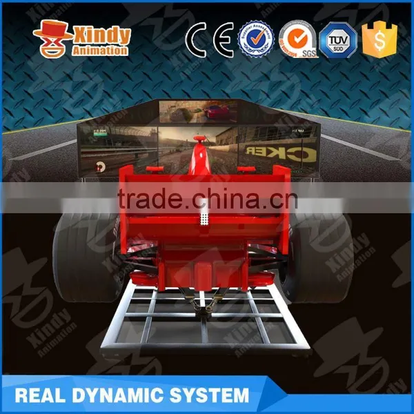 Best Seller Game Machine 3 Screens F1 Car Simulator Price 4d Driving F1 Car Driving Simulator photo-4