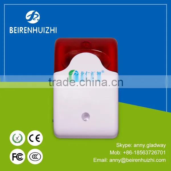 Powerful Strobe Light Alarm Fire Alarm Siren With Led Flash Light