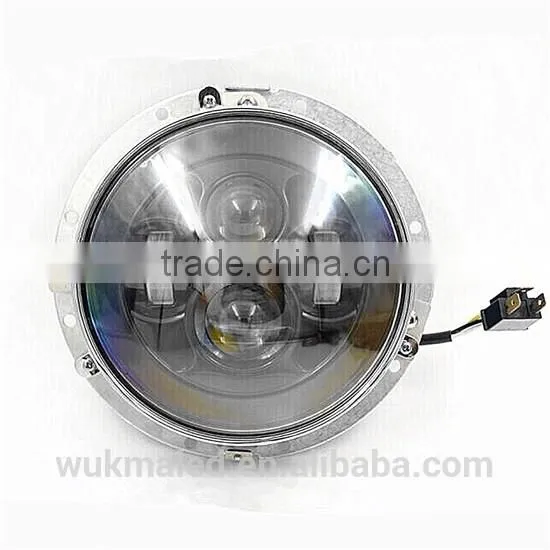 7inch Round Mounting Bracket Ring for 7" LED Projector Head Light Black for Harley Davidson photo-3