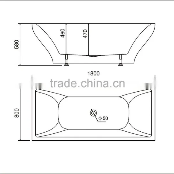 CUPC Acrylic Bath Tubs, Modern Freestanding Bathtubs,best Bathtub photo-5