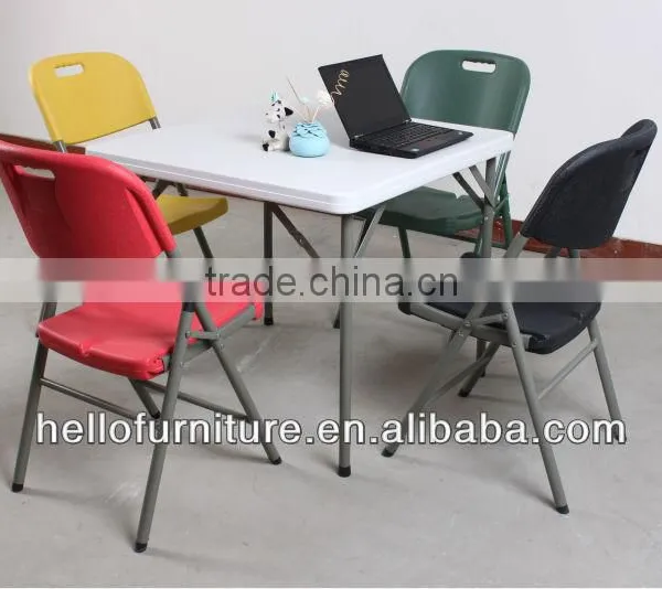 Modern White Plastic Square Table/Study Table/Reading Table