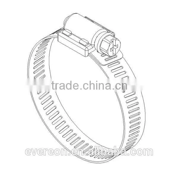 Marine Grade Professional High Quality High Pressure Hose Clamp photo-5