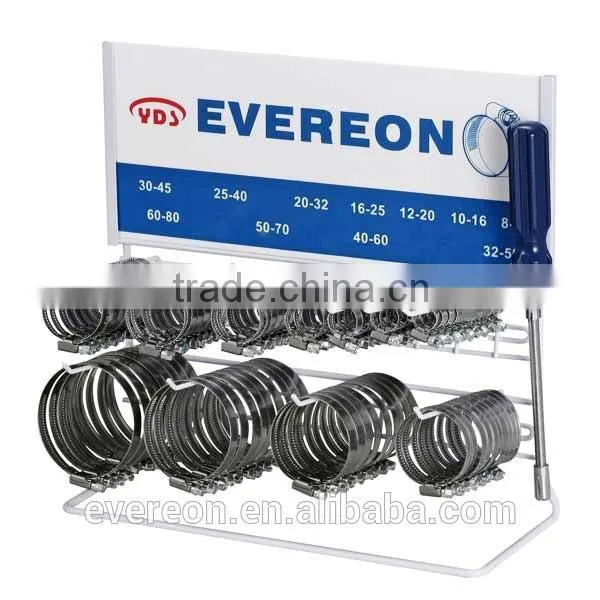 Stainless Steel Hose Clamp Rack Showroom Display Racks photo-2
